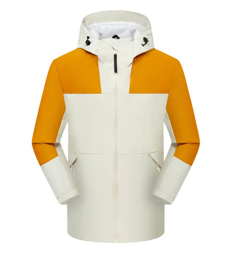 Outdoor Autumn Winter Windproof Waterproof Light Jacket DIY Printed Text Thin Climbing Hiking Sport Coat for Men And Women