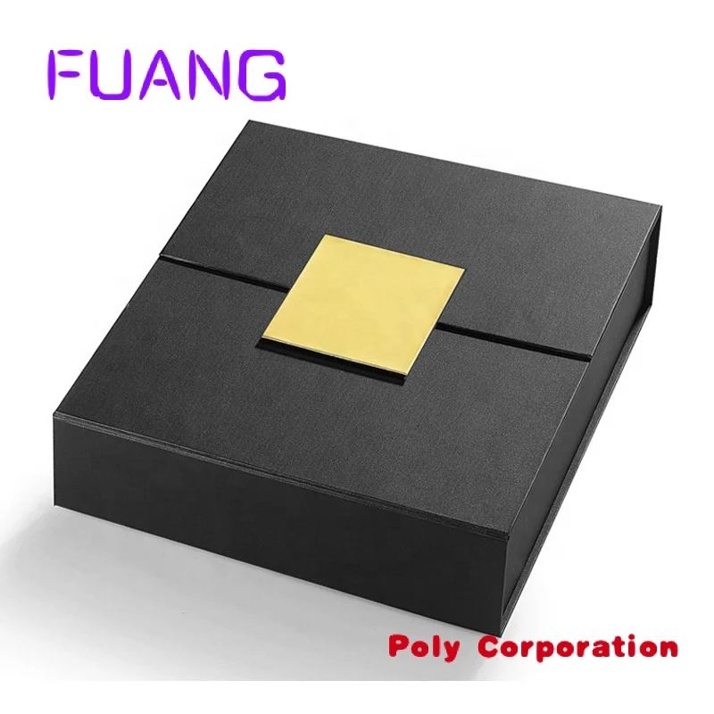 Custom  2022 New  Double Door Folding Box Gift Box Luxury Custom logo New Year Christmas Small Packaging Wpacking box for small