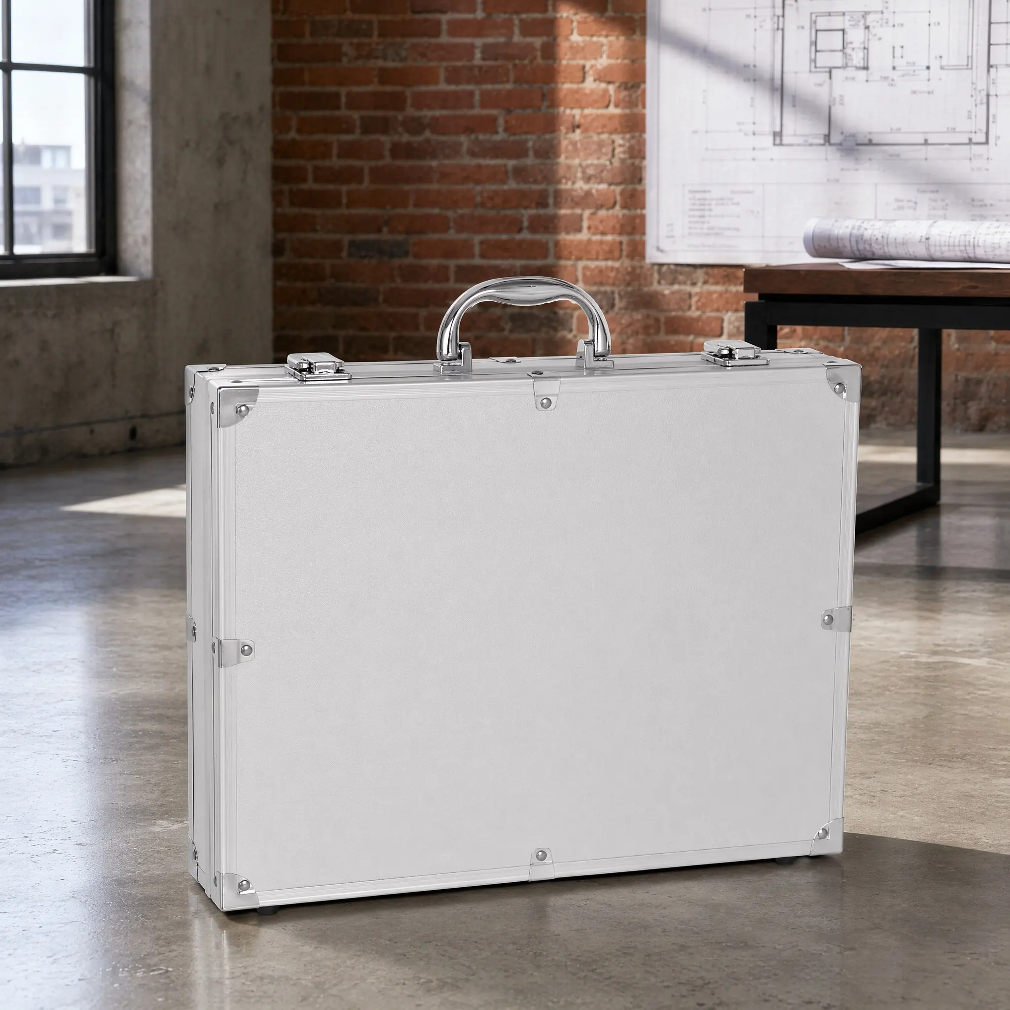 Aluminum Alloy Tools Box Portable Lockable Flight Case Large Capacity Storage for Medicine Cosmetics Accessories Organization