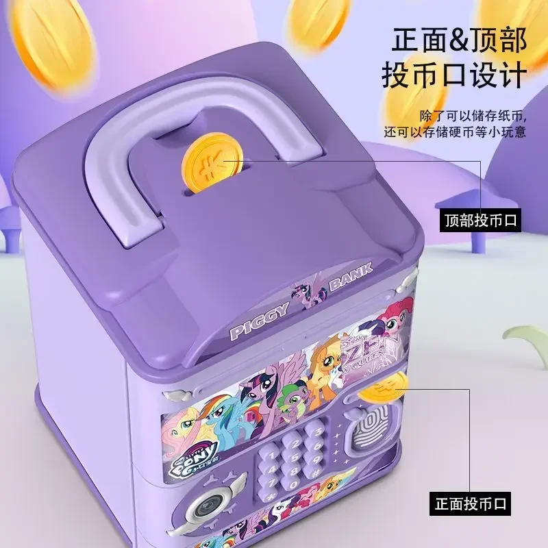 Многофункциональная копилка My Little Pony Fluttershy Twilight Sparkle для девочек, милая кавайная копилка большой емкости, подарок на день рождения