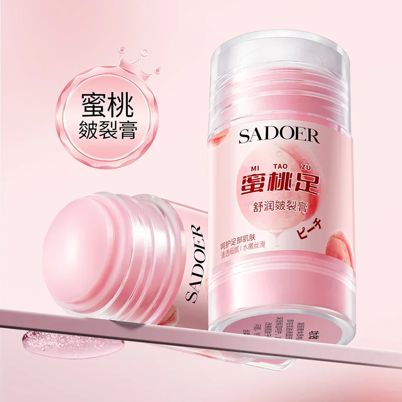 Peach Moisturizing Chapped Feet Cream Prevent Cracking Improve Dryness Roughness Nourishing Hydrating Feet Cream Skin Care