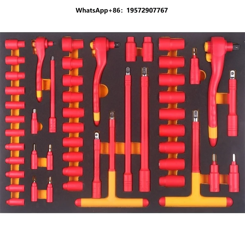 84pcs Hand Tool Kit Electrician Tool Kit Insulated Hand Tools Set