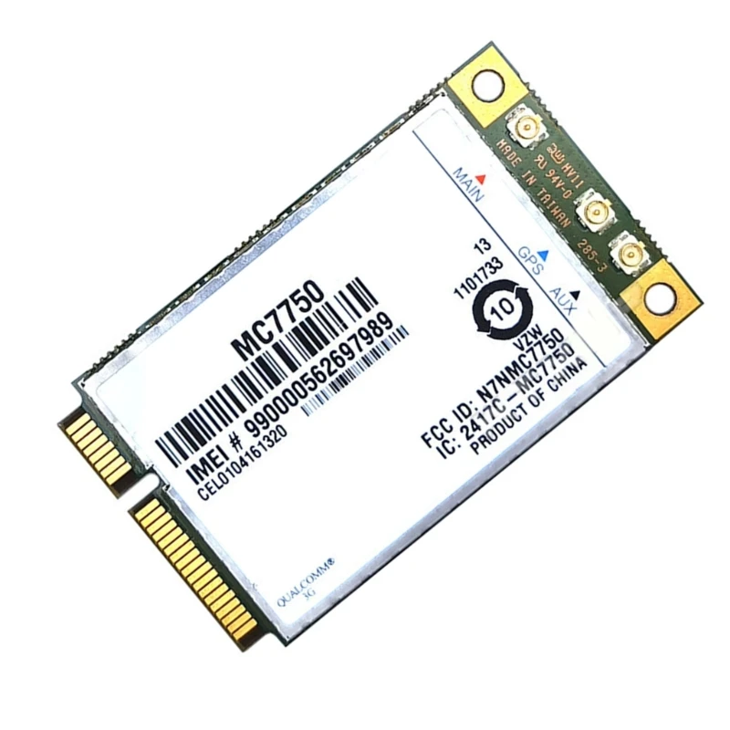 Adaptateur pour ordinateur portable Mini PCIe, technologie de persévérance 3G, 4G, MC7750, CDMA, carte WiFi sans fil MDM9 femelle