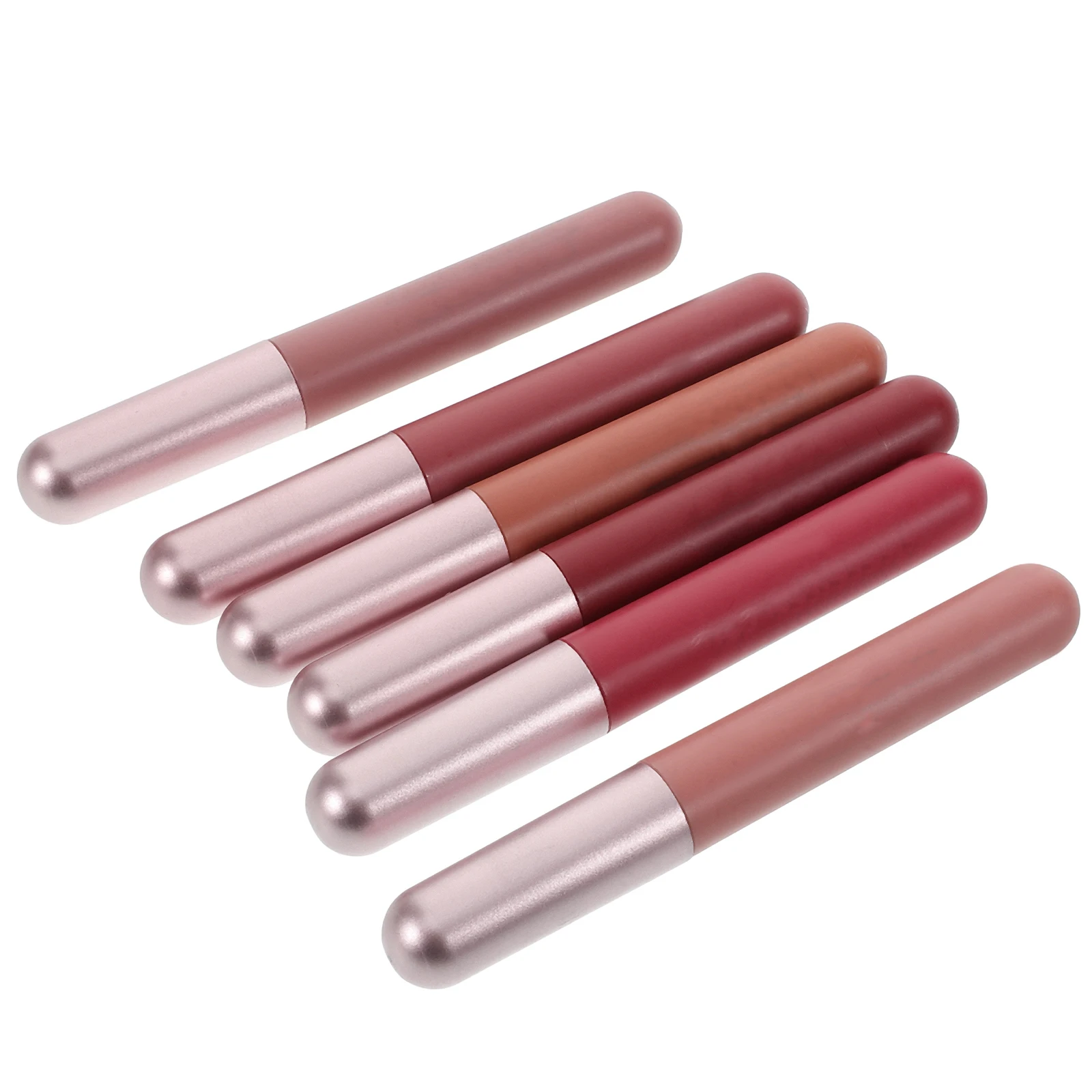 

6pcs Matte Lipstick Set For Women Long-Lasting Waterproof Non-Stick Vibrant Colors Daily Makeup Portable Lip Color Kit