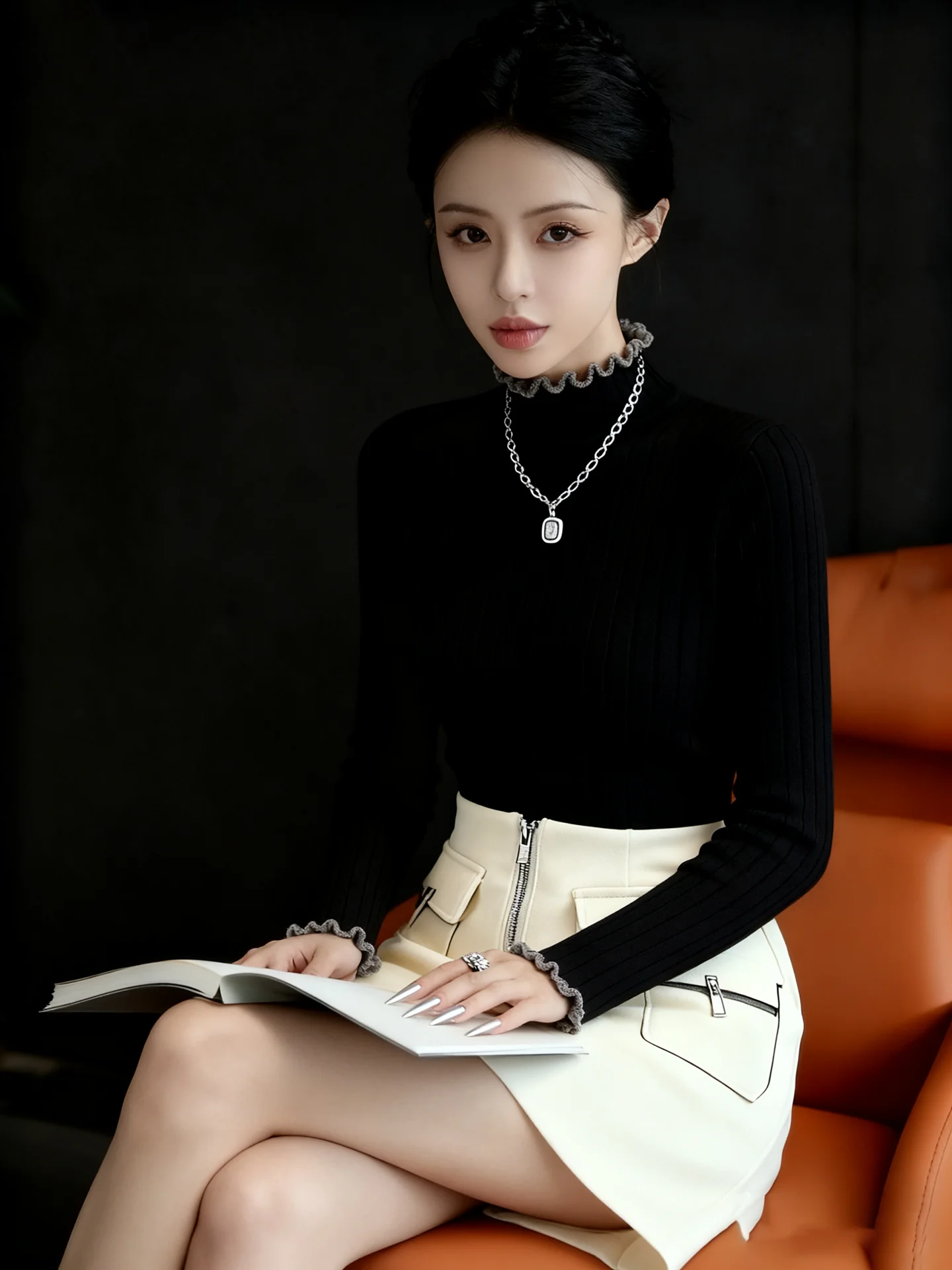   محبوك طويل Sve Base irt المرأة سليم صالح الخريف الشتاء الدفء مبطن f عالية طوق ملابس داخلية أنيقة...