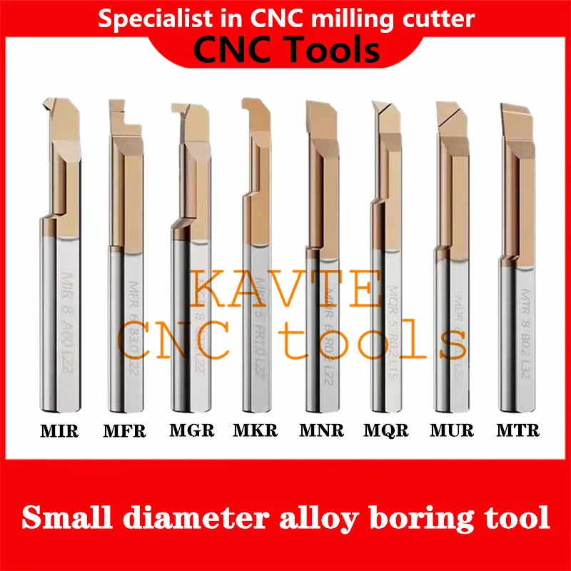 HOT 1pcs MTR MNR MIR MGR MUR MPR MFR MQR MKR 4/5/6/8mm L10 L15 L22 Full range of small bore boring tools For SHB12 16 20 holder