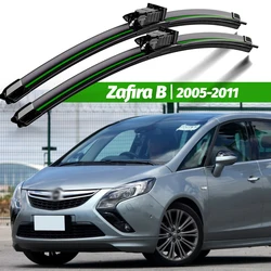 Wiper LHD Front Wiper Blades For Vauxhall Opel Zafira B 2005 - 2011 Windshield Windscreen Window Brushes 28