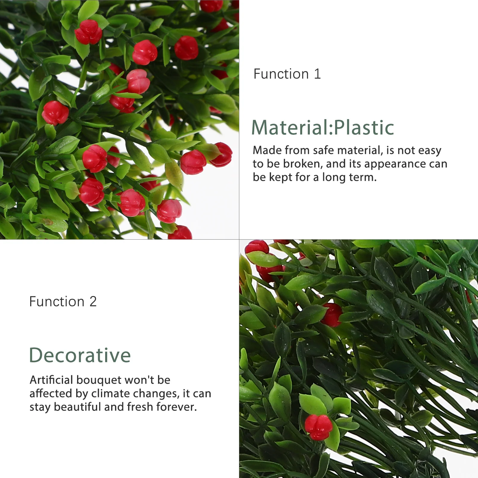 

10pcs Realistic Artificial Branches Faux Flower Stems Fake Flowers Picks For Home Decor Wedding Party Simulation Bouquet