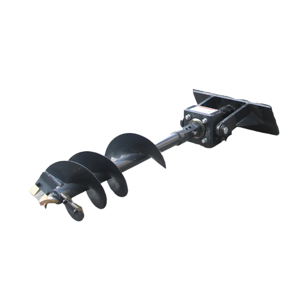 Hot Unused Hydraulic Mini Auger Drive & Bit Post Hole Digger Mini Skid Steer Attachment Post Hole Auger