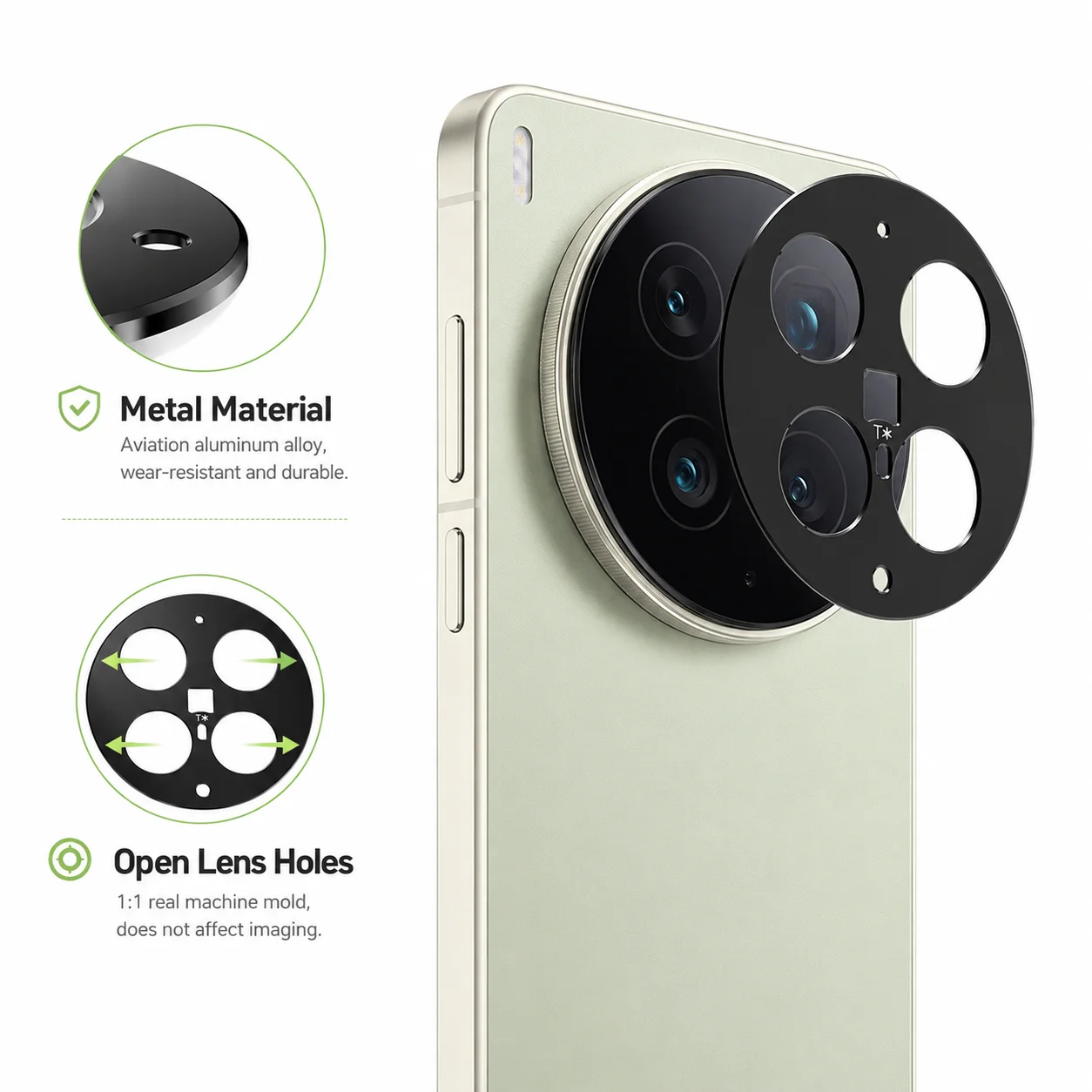 Metal Camera Ring for Vivo X30 - Photography Vivo X300 Pro ulasan dan harga