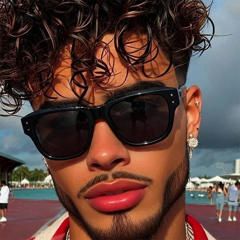 

Polarized Square Sunglasses Men 2026 Luxury Brand Fashion Steampunk Driving Sun Glasses For Male outdoor Eyewear Shades UV400