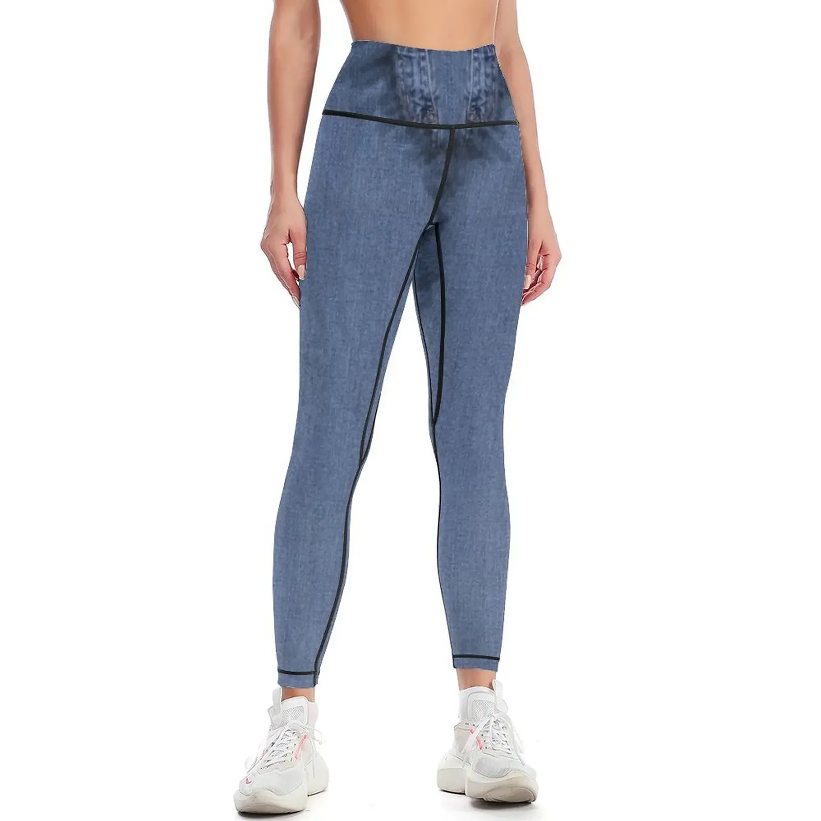 

Classic Blue Jeans Leggings flared push up legging Womens Leggings