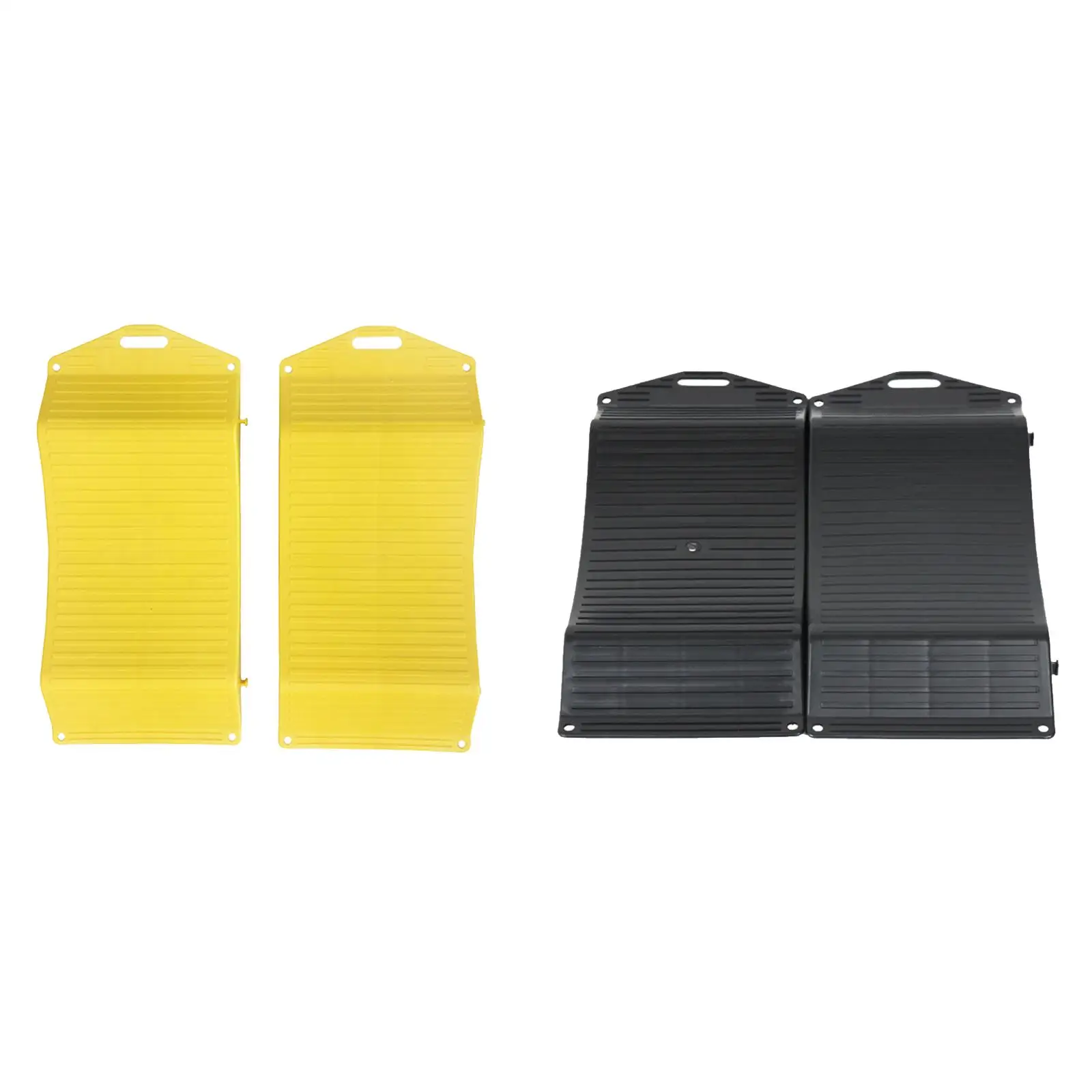 

2Pcs Tire Saver Ramps Highly Visible Easy Installation Vehicle Storage Ramps