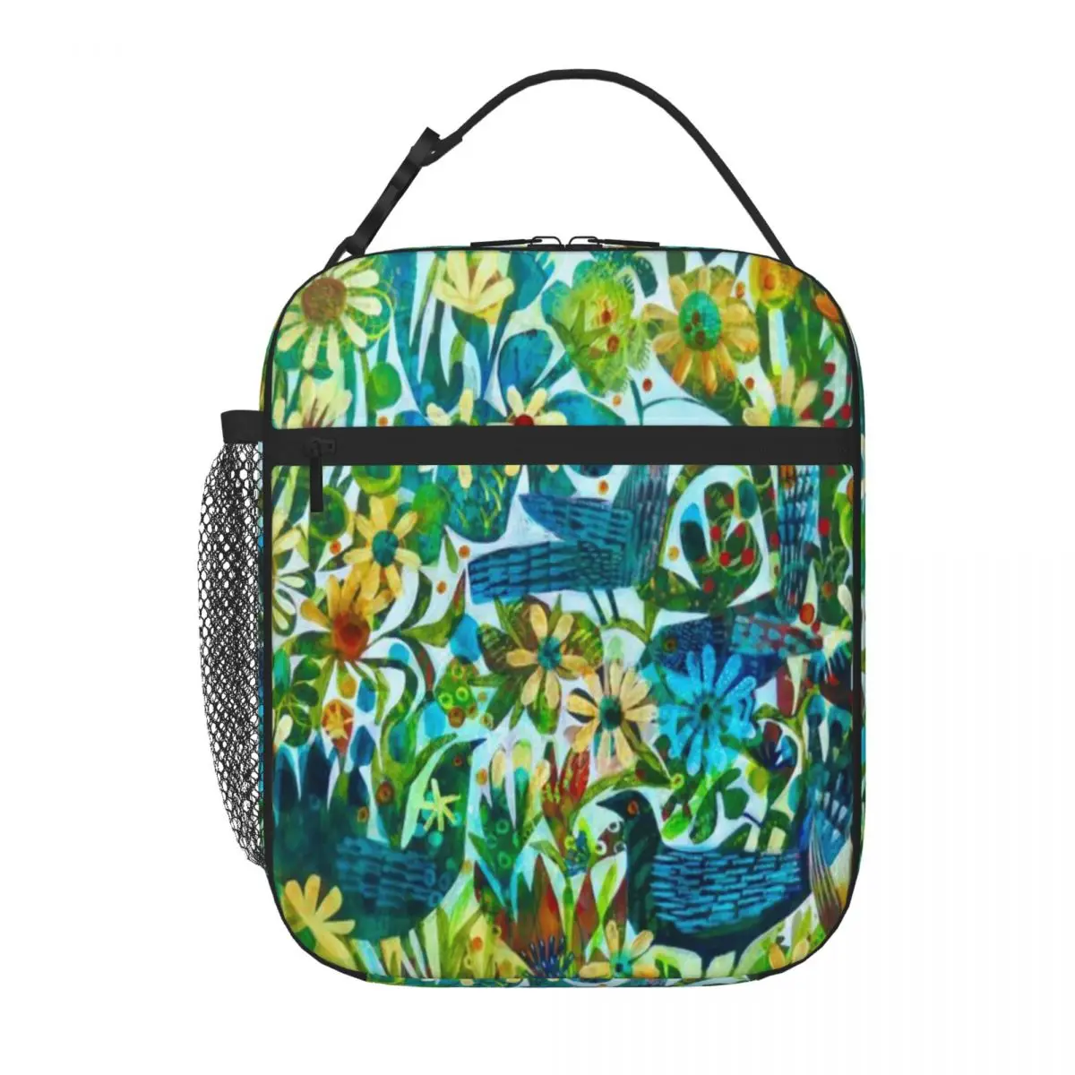 Hot Sale Summer Light An Este MacLeod Design Stitched Detail Leakproof Lunch Bag Daily Snack Storage Cooler Tote