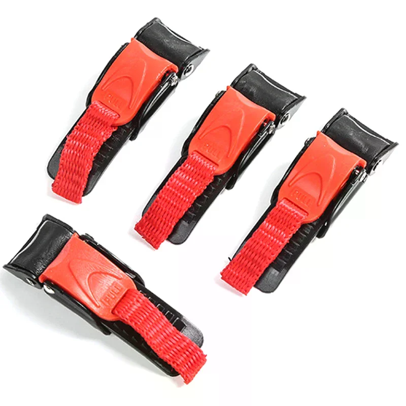 Motorcycle Helmet Speed Clip Chin Strap Quick Release Pull Buckle Black Red Motorcycle Helmet Lock Socket 10-section Buckle