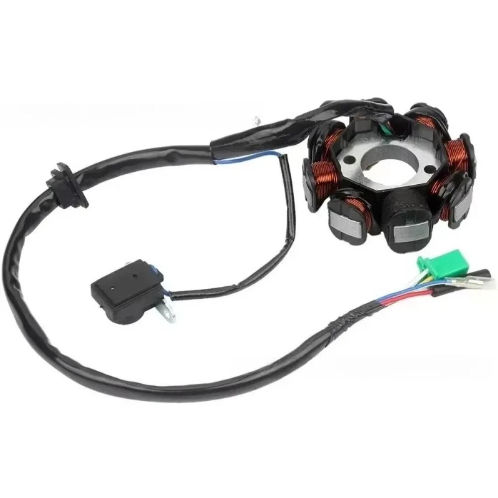 Estator de 8 Bobinas para Scooter Eléctrico con Pedales de 125/150cc, Motor Gy6, Estator DC para Ciclomotor, Popular
