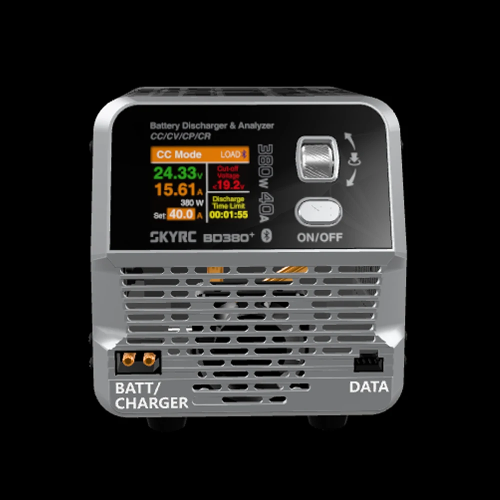 

SkyRC BD380+ Battery Discharger Analyzer 380W 40A 40V Four Modes CC/CP/CR/CV Battery Burst PowerBoosted Designed for RC Models
