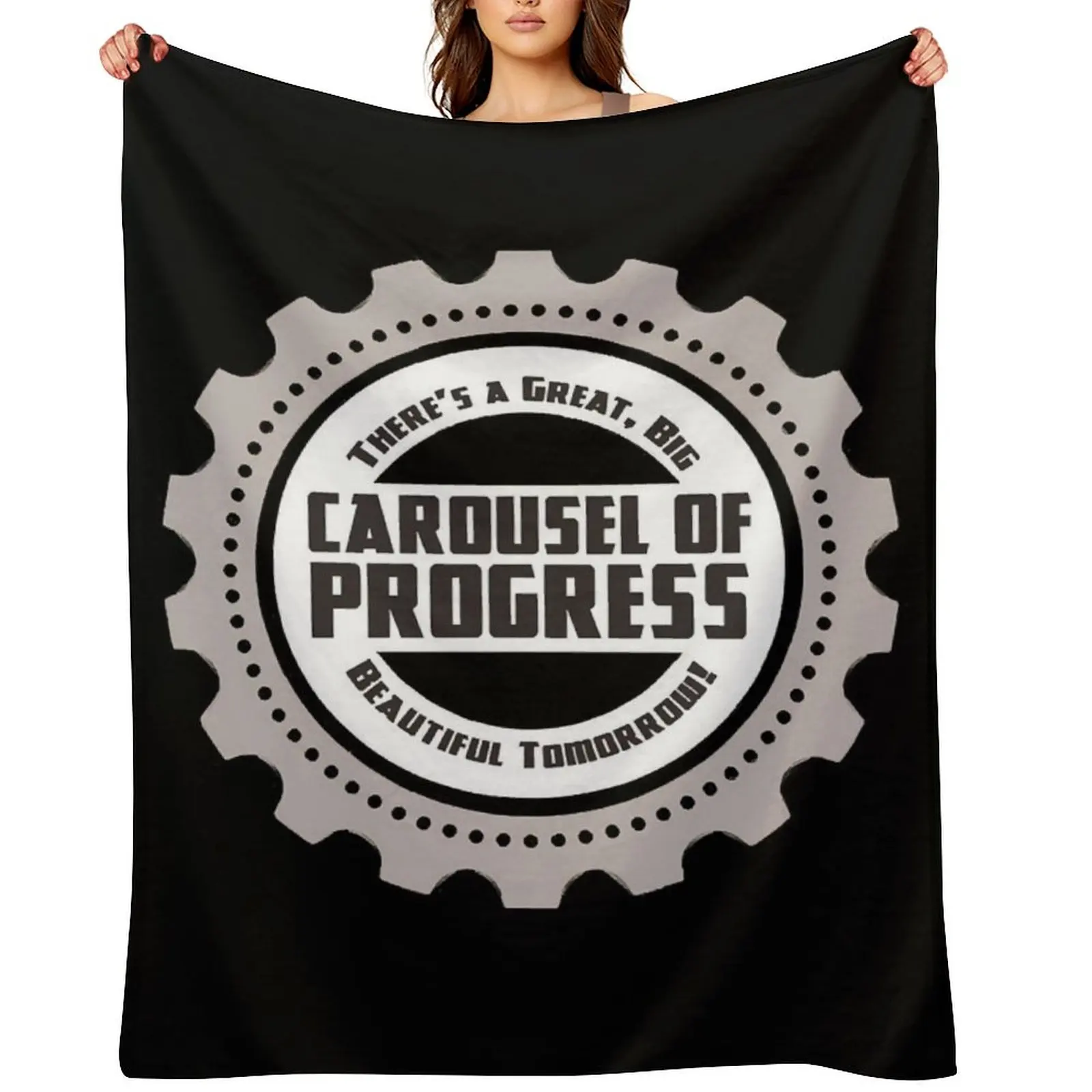 

Carousel of Progress 2 Throw Blanket Blankets Sofas Of Decoration Beach christmas decoration Nap Blankets