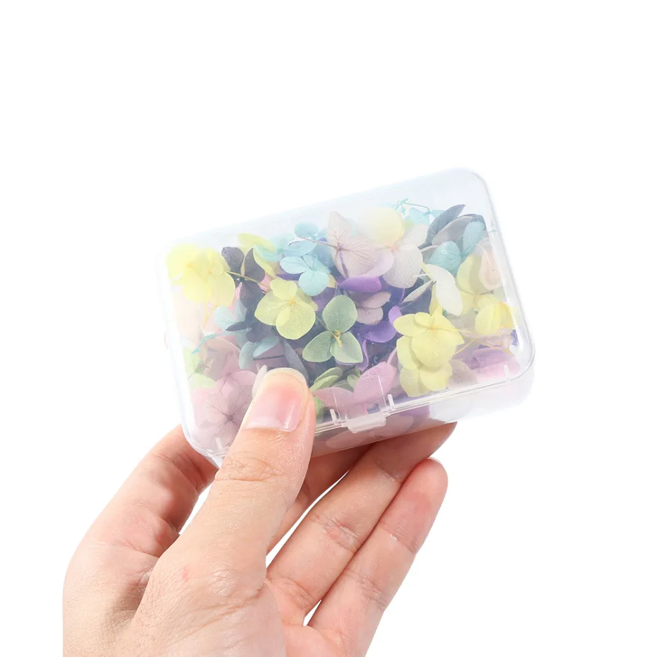 50-100pcs Nail Dry Flowers Decorations Real Flower/Natural Floral Sticker DIY Colorful Decals For Nail Art/Manicure/Face/Makeup