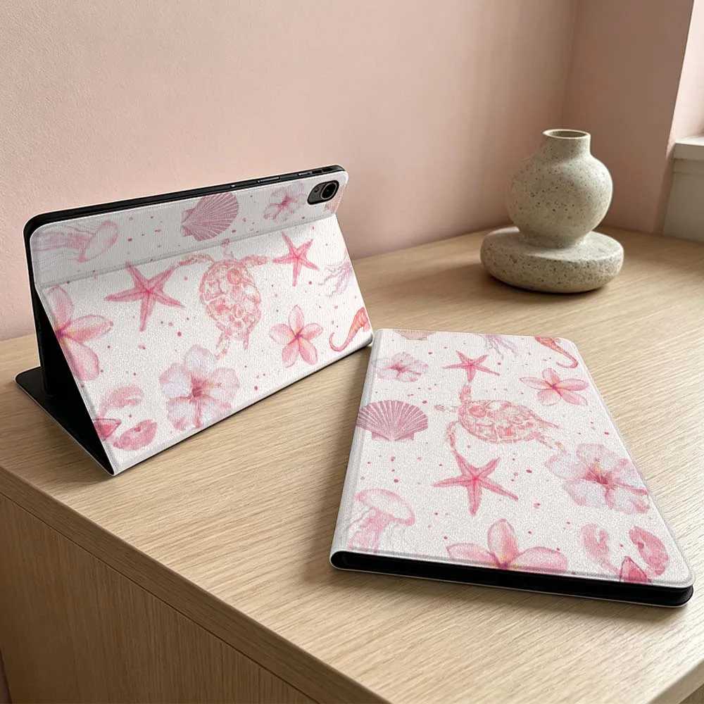 Pink starfish turtle pattern For Huawei MatePad MediaPad MagicPad Honor Pad 10 9 8 X10 X9 X8 X8a Pro Inch Tablet Case Soft