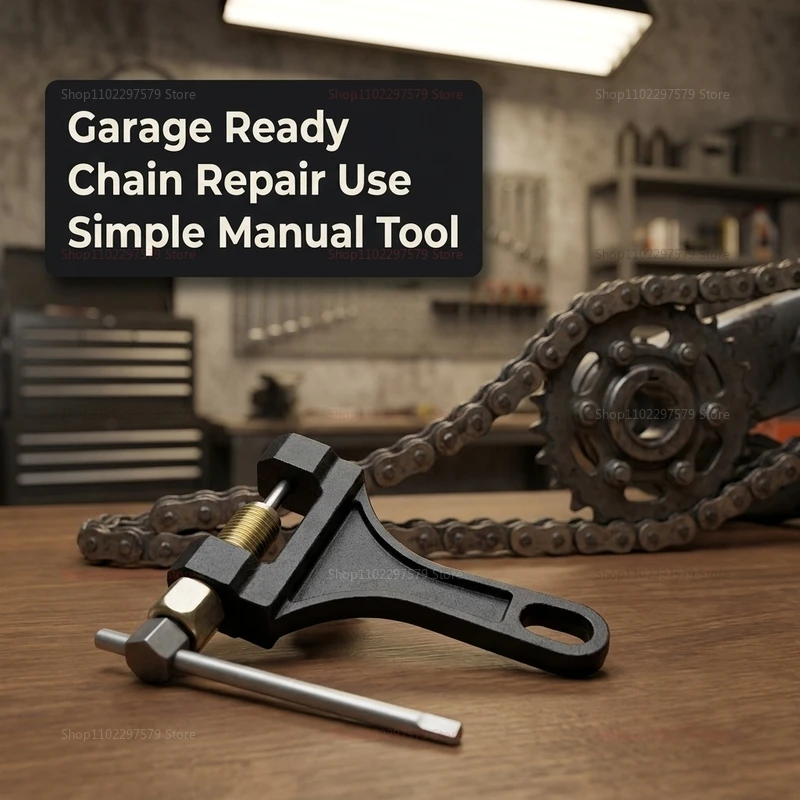Professional Motorcycle Chain Breaker Tool Chain Link Remover Separator Riveting Tool for 420 530 Chains Repair and Maintenance view 4
