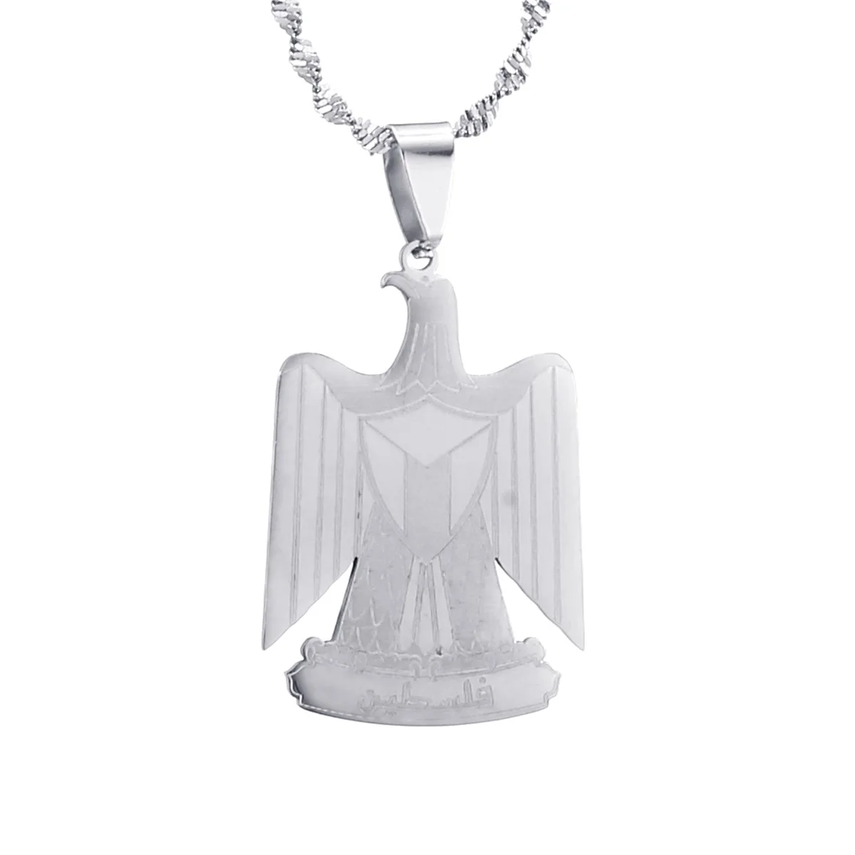 Palestine Pendant Necklace For Men Women Arabic African Stainless Steel Necklaces Amulet view 6