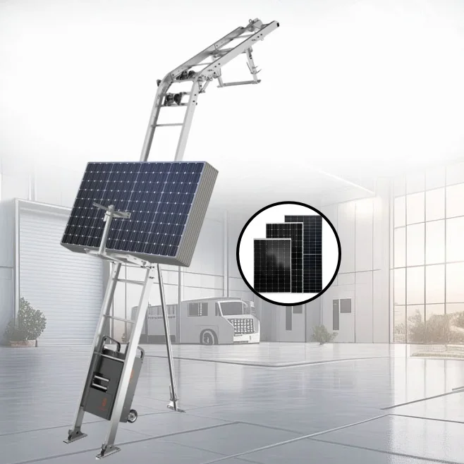 Safety and Quickly Assemble Inst Solar Panel Lifting Equipment for Solar Panels Automatic Ladder Lift
