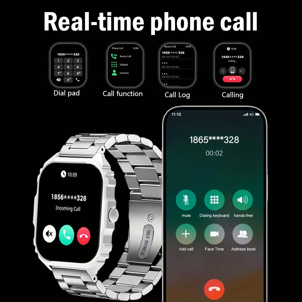 Smart Watch,1.84-Inch Large Sq - đánh giá và giá Photography Sport