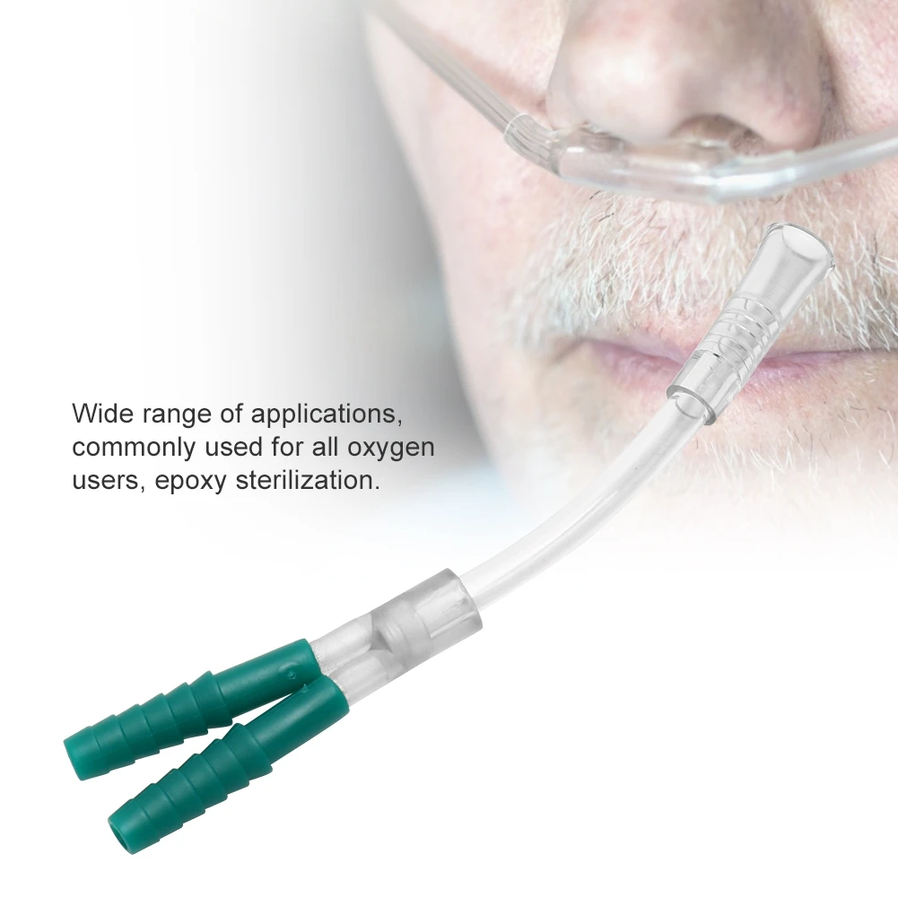 Disposable Oxygen Generator Three-Way Oxygen Tube Oxygen Tee Connector Ventilator Accessories Hospital Breathing Medical Tools