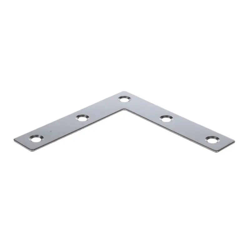 Y50A-20X Angle Plate Corner Brace Flat L Shape Repair Bracket 80Mm X 80Mm