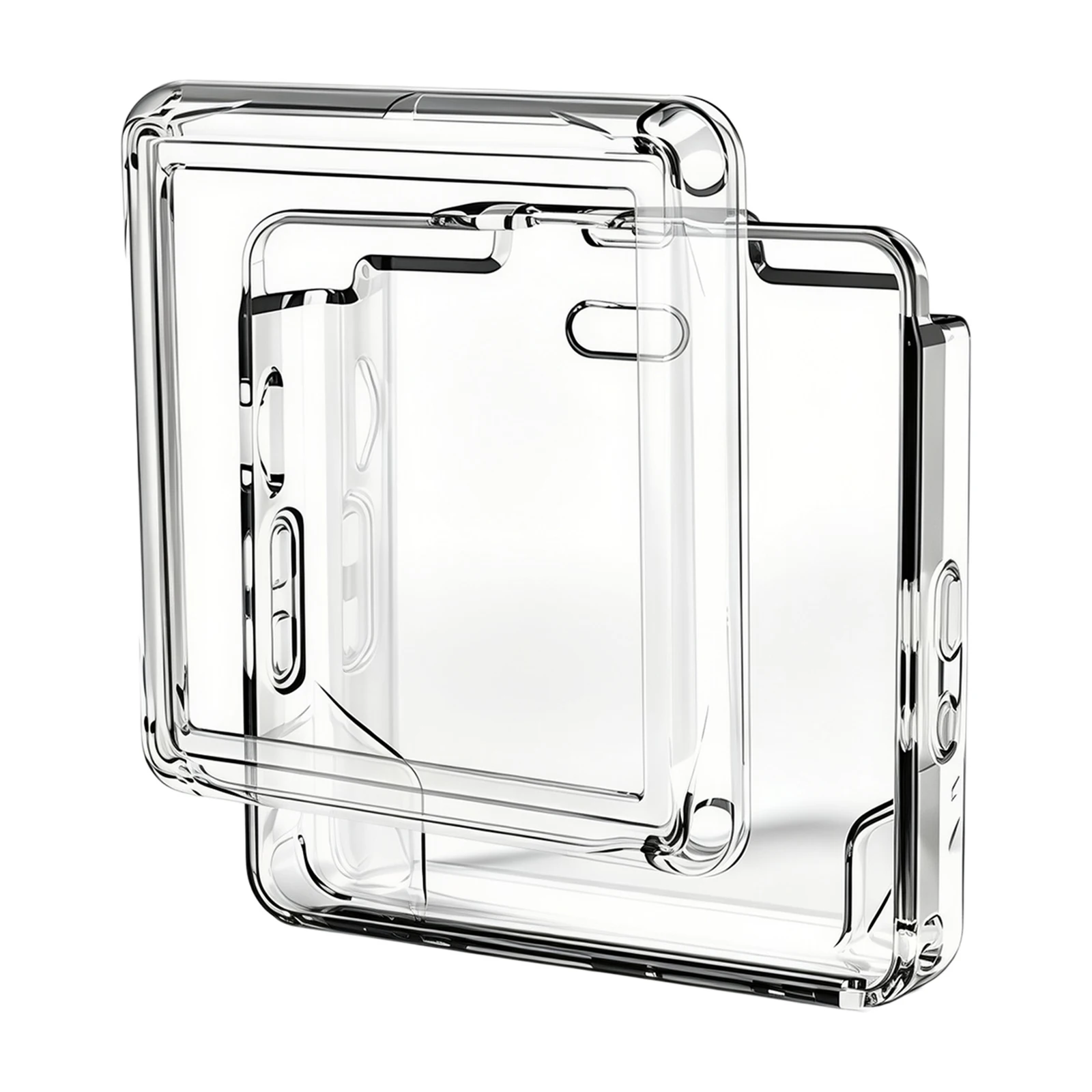 Game Console Case for Anbernic RG Rotate Split Protective Cover with Anti-Drop Bumper for Foldable Game Console Device