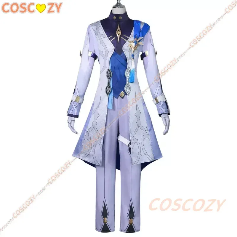 Kostum Cosplay qq681Sunday Honkai Star Rail Sunday Oak Family Set Lengkap Wig Halloween Seragam Game Pria