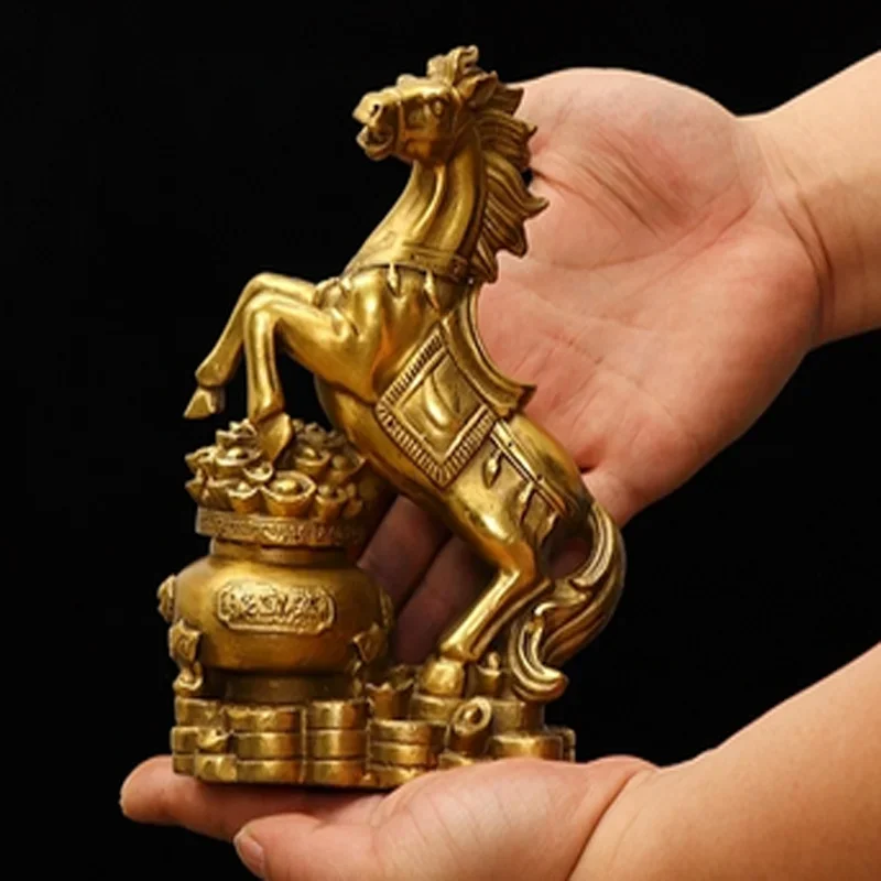 Lucky fortune auspicious immediately rich Manwei horse Hexi decoration horse to success Feng Shui decoration