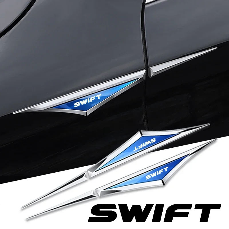 

Автомобильные 3d наклейки из сплава, 2 шт., аксессуары для suzuki SWIFT
