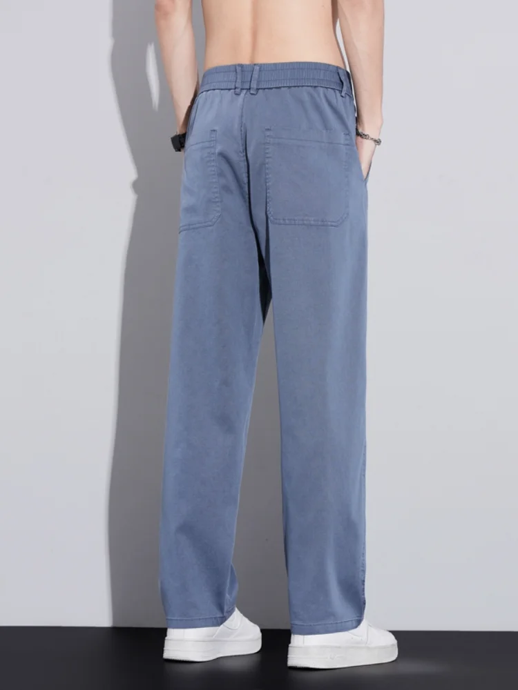 ليوسيل رقيقة جدا سراويل تقليدية الرجال فضفاضة مرنة الأعمال الربيع الصيف السراويل تنفس مستقيم الكورية موضة الذكور السراويل #2