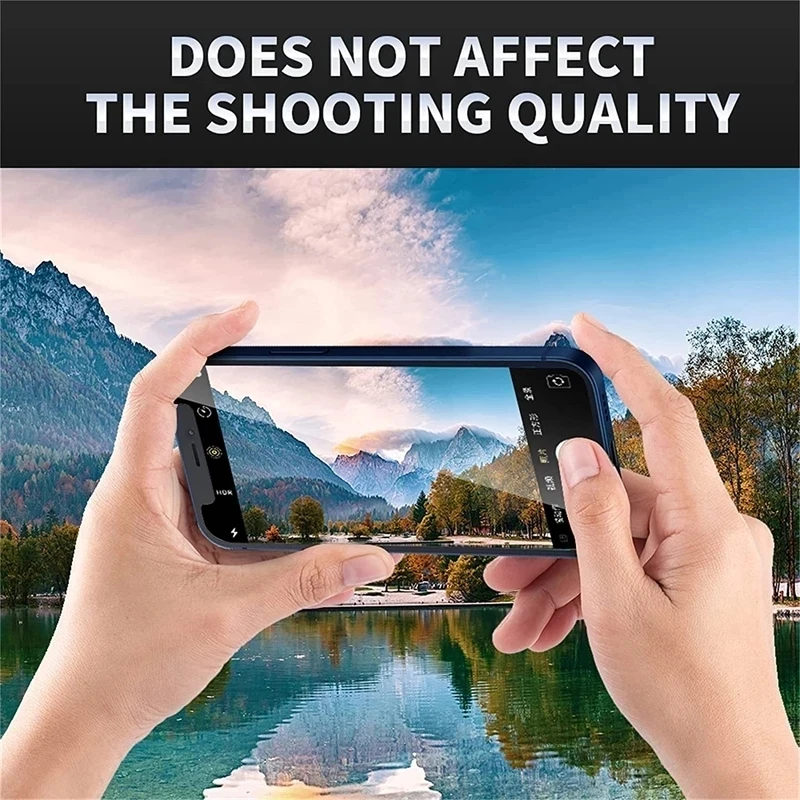 Osłona obiektywu kamery 3D HD na iPhone 12 13 14 Pro Max Mini kamery obudowa ze szkła hartowanego na iPhone 11 Pro Max