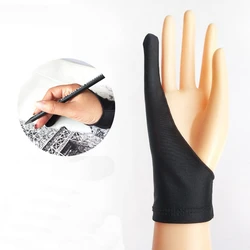 Guantes de dibujo negros, 1 unidad