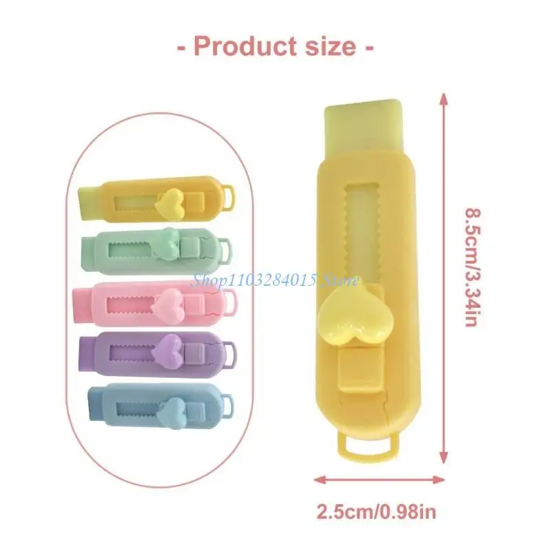 Eraser en caoutchouc rechargeable R6FF avec manche rétractable Erasing Art Eraser