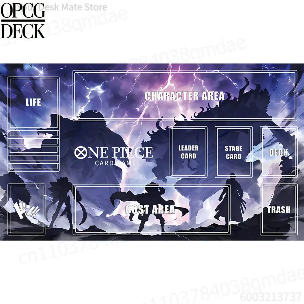 

Игровой коврик One Piece OPCG для карточных игр, игровой коврик с Монки Д. Луффи и Сабо, аниме-коврик, высококачественный коврик для карточных игр, праздничные подарки