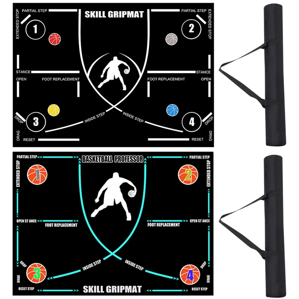 

Коврик для тренировки баскетбольных шагов, нескользящий, для отработки дриблинга, для молодежи и взрослых, для тренировки контроля над мячом