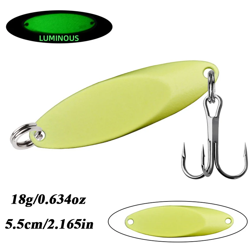 1 stücke 65g 56g 42g-5g Metall Leucht Spinner Löffel Forelle Angeln Locken Harten Köder pailletten Noise Paillette Künstliche Köder Harten Köder