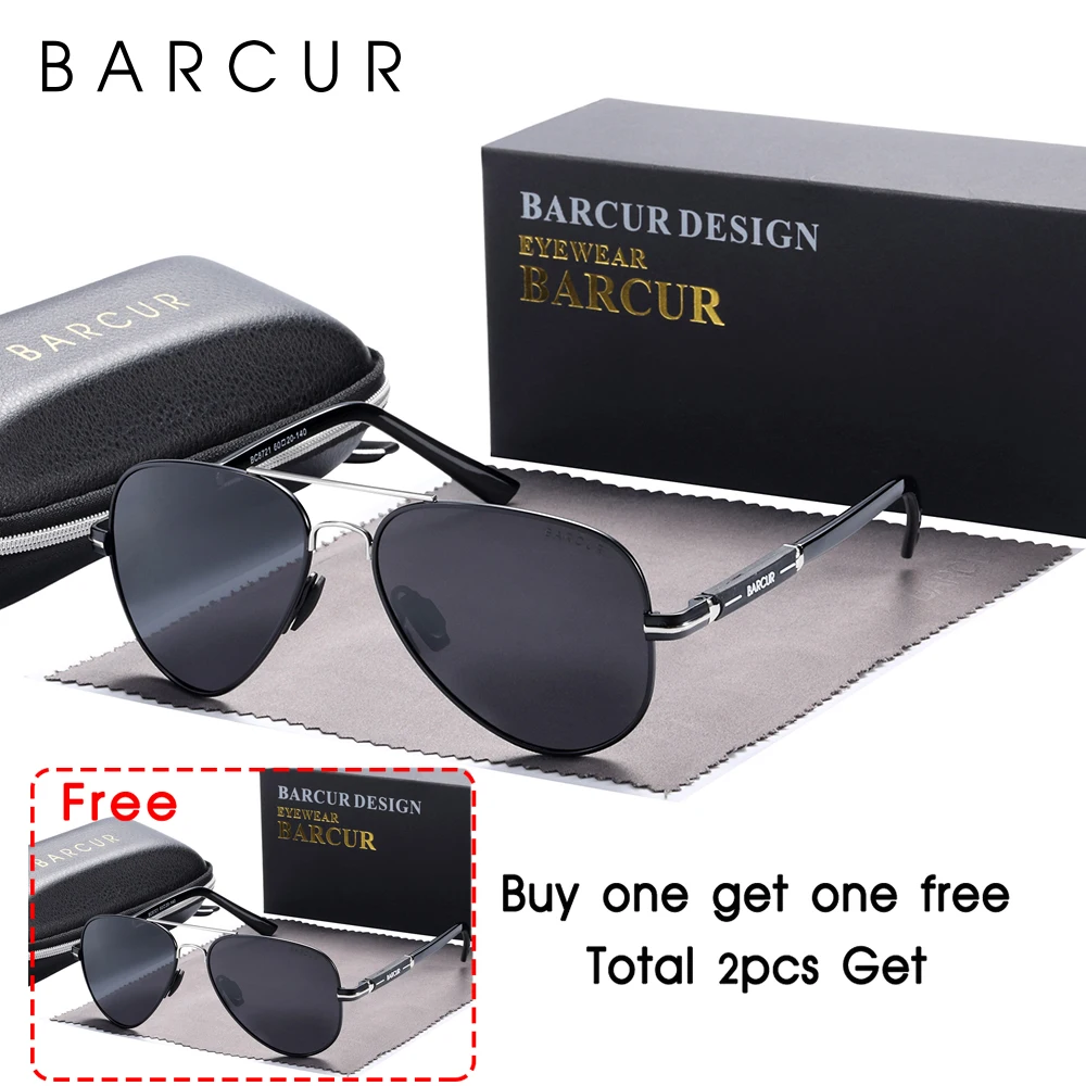 Barcur Pilot Sunglasses 9