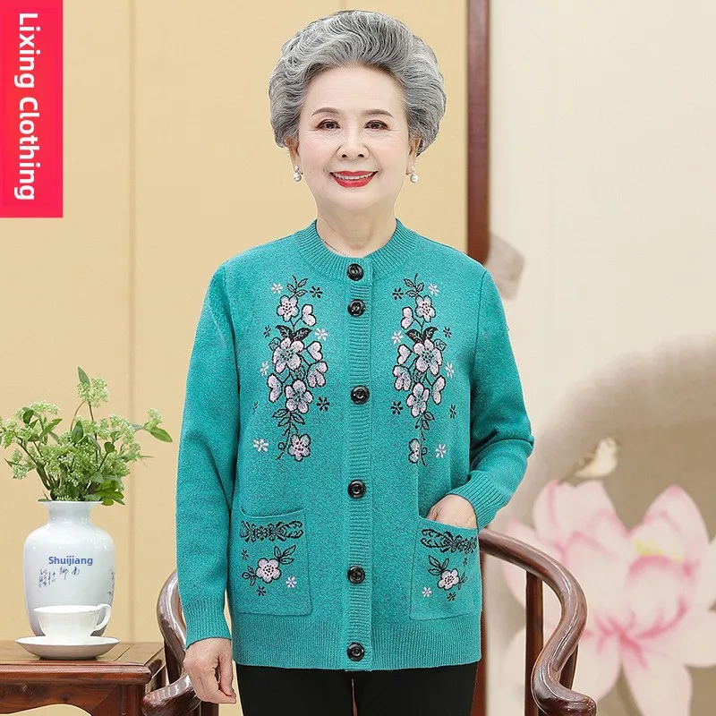 

Утепленный вязаный кардиган Thiened Fce для женщин: осенне-зимний, мягкий, из полиэфирного волокна, для весенней носки