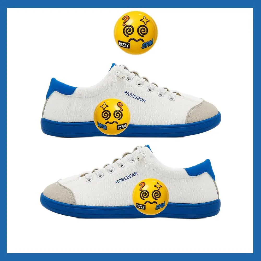 

Couple style autumn breathable new slip-on casual white shoes wide-toe shoes