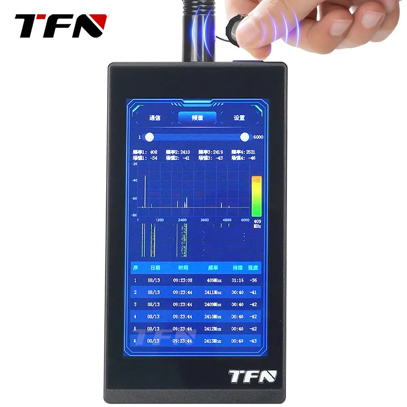 TFN PHC10 الرقمية اللاسلكية إشارة الماسح الضوئي مراقبة النشاط الخلوي الهاتف المحمول كاشف إشارة أدوات الاختبار