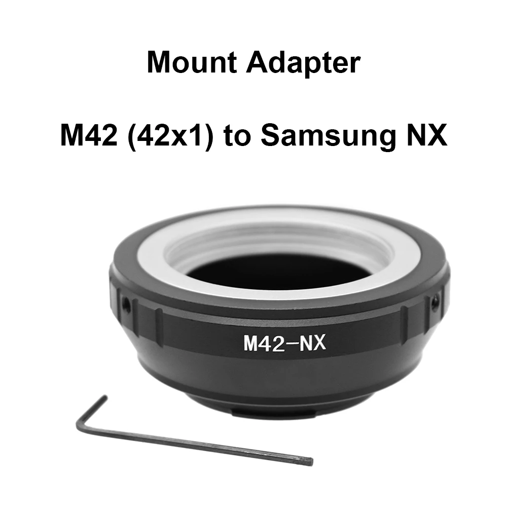 M42-NX For M42 (42x1) lens - Samsung NX Mount Adapter Ring M42-Samsung for Samsung NX1 NX10 NX100 etc.