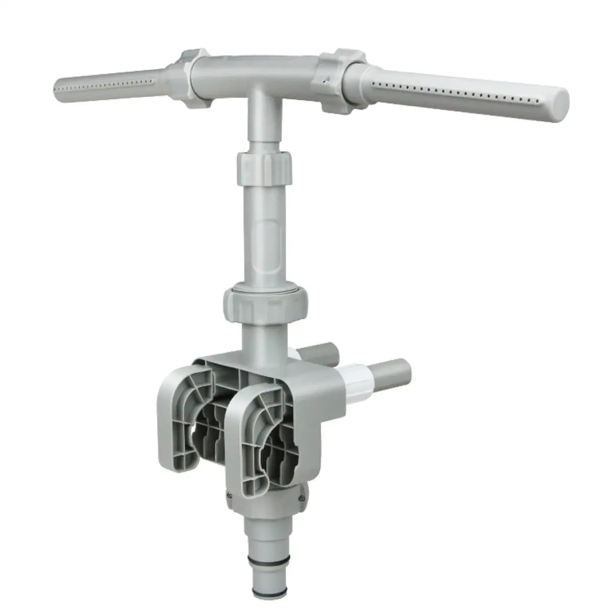 A24I Above Ground Pool Fountain,360°Adjustable Dual Waterfall Fountains, Fits Top Rails From 1.18