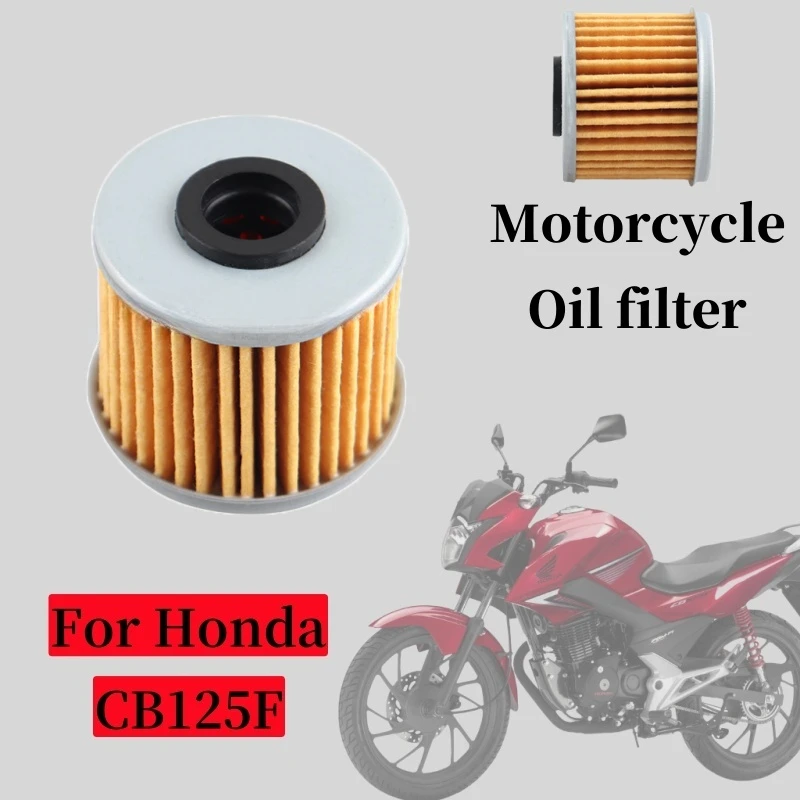 1/2Pcs Motorcycle Oil Filter Element For Honda CB125F CB 125F 15412-K0N-D01 Element Filter Grille Moto Bike Bicycle Accessories