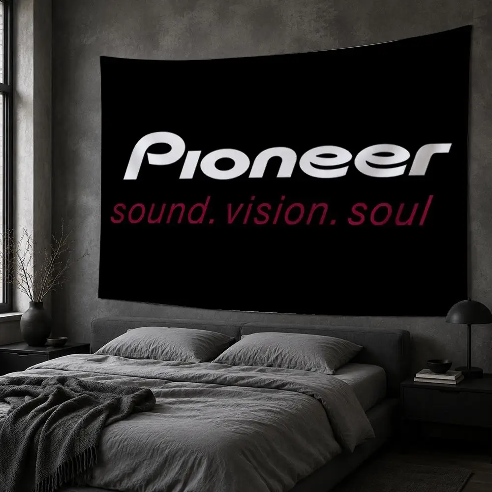 P-Pioneer Audio MUSIC Tapestry Bedroom Living Room Bar Party House Home Dorm Interior Wall Decor Background Banner