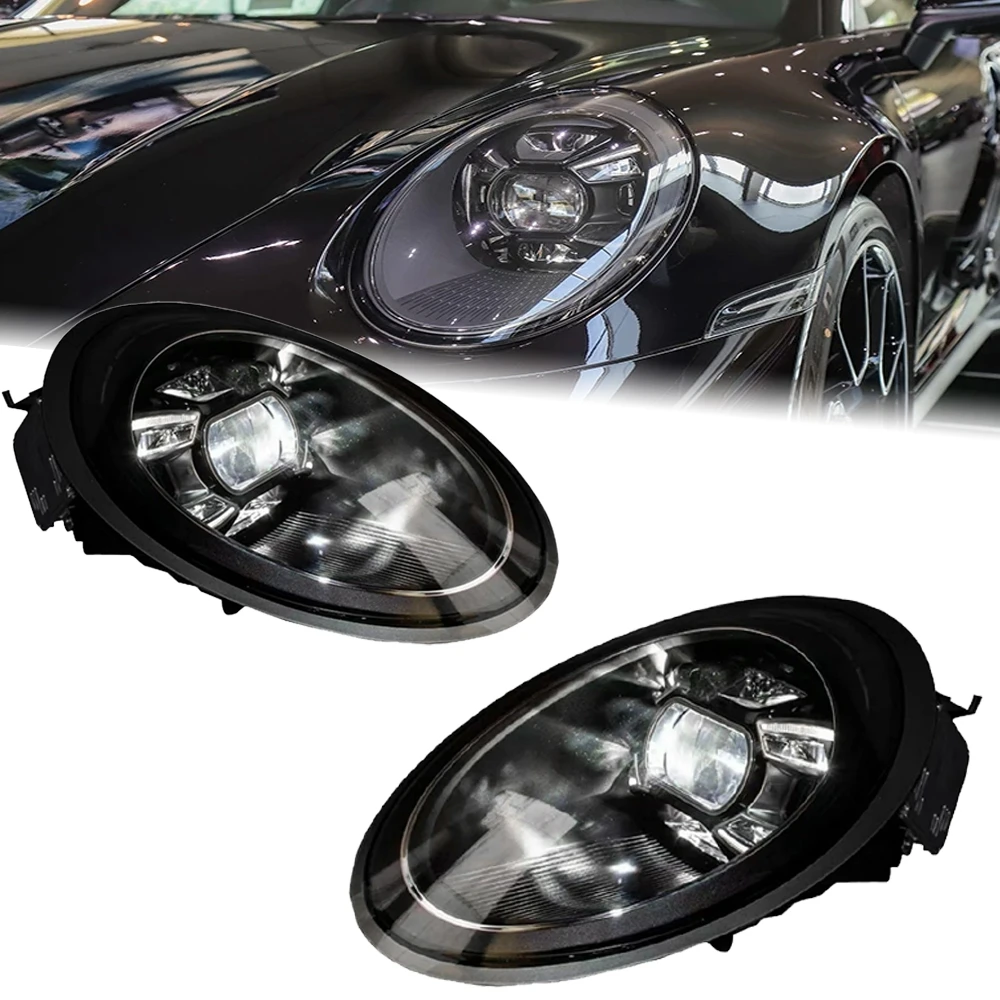 

AKD Car Styling for Porsche 911 Headlights 2011-2017 991 LED Headlight Projector Lens DRL Head Lamp Auto Accessories